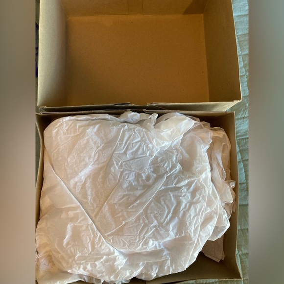 VTG 1995 DB Dooney & Bourke Light Blue Drawstring Bucket Bag Purse Collectible - Picture 4 of 4